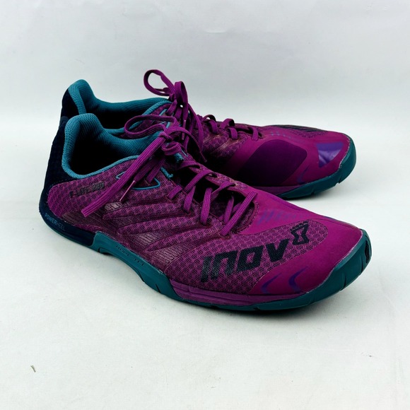 Inov F-Lite 235 Fitness Shoe Purple Teal Navy Womens‎ 9.5 Weightlifting Running - Picture 1 of 13